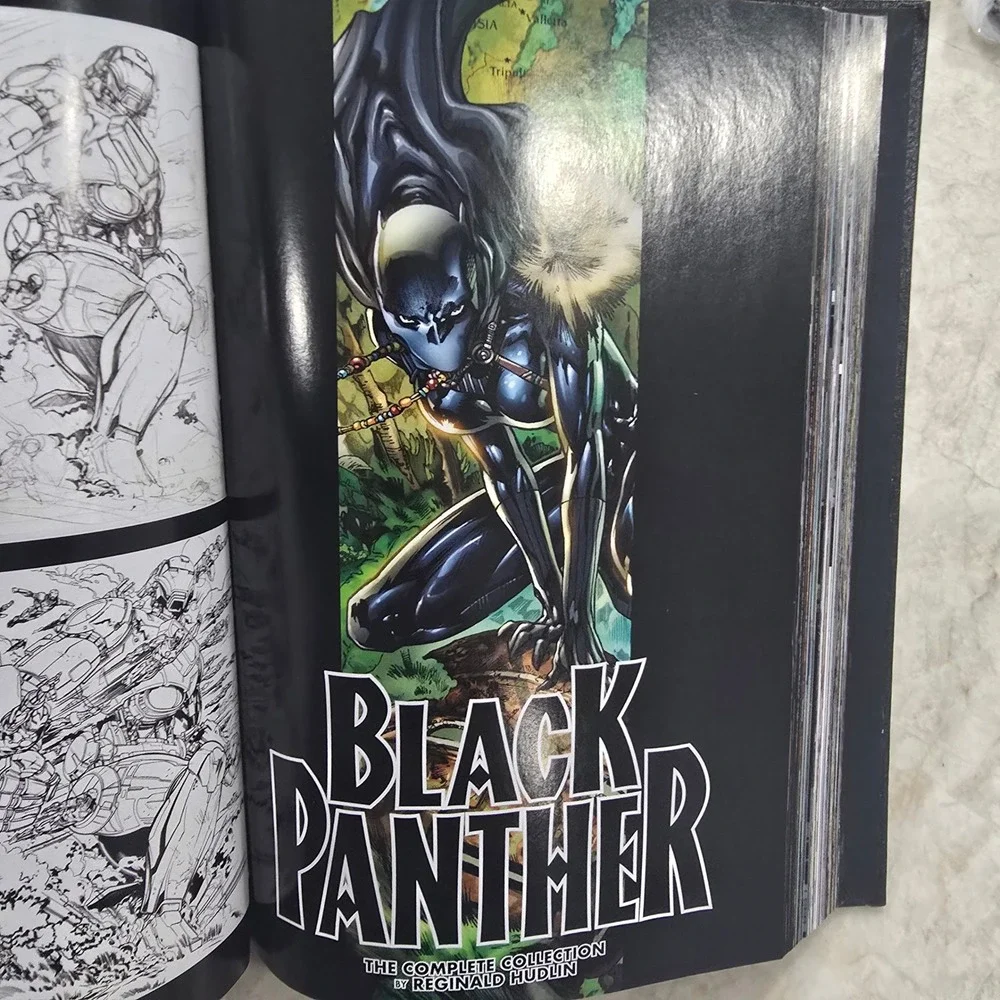 Marvel Black Panther Custom Bound Graphic Novel Chadwick Boseman Tribute Book